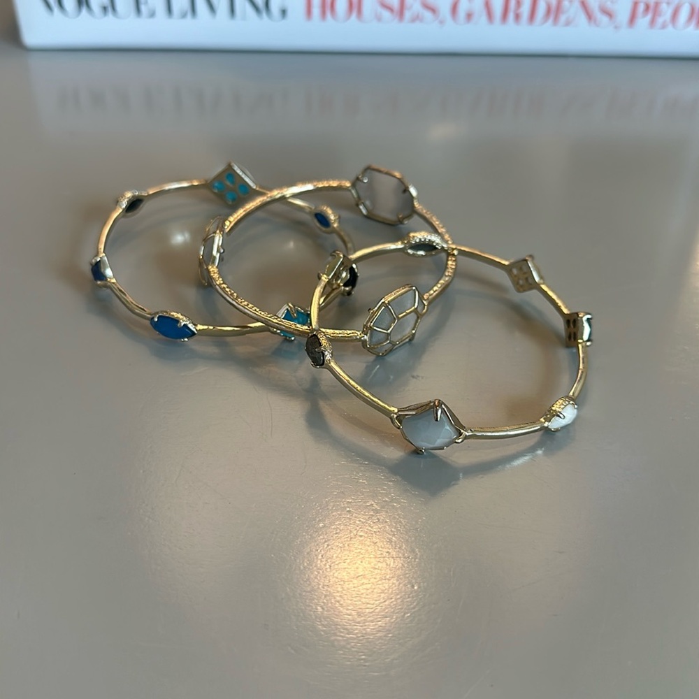 Kendra Scott bangles (set of 3)